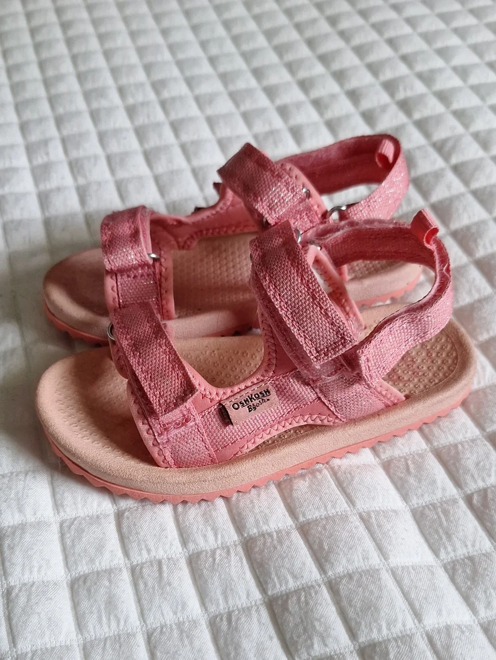 OshKosh B'gosh Pink Glitter Strap Kids' Sandals